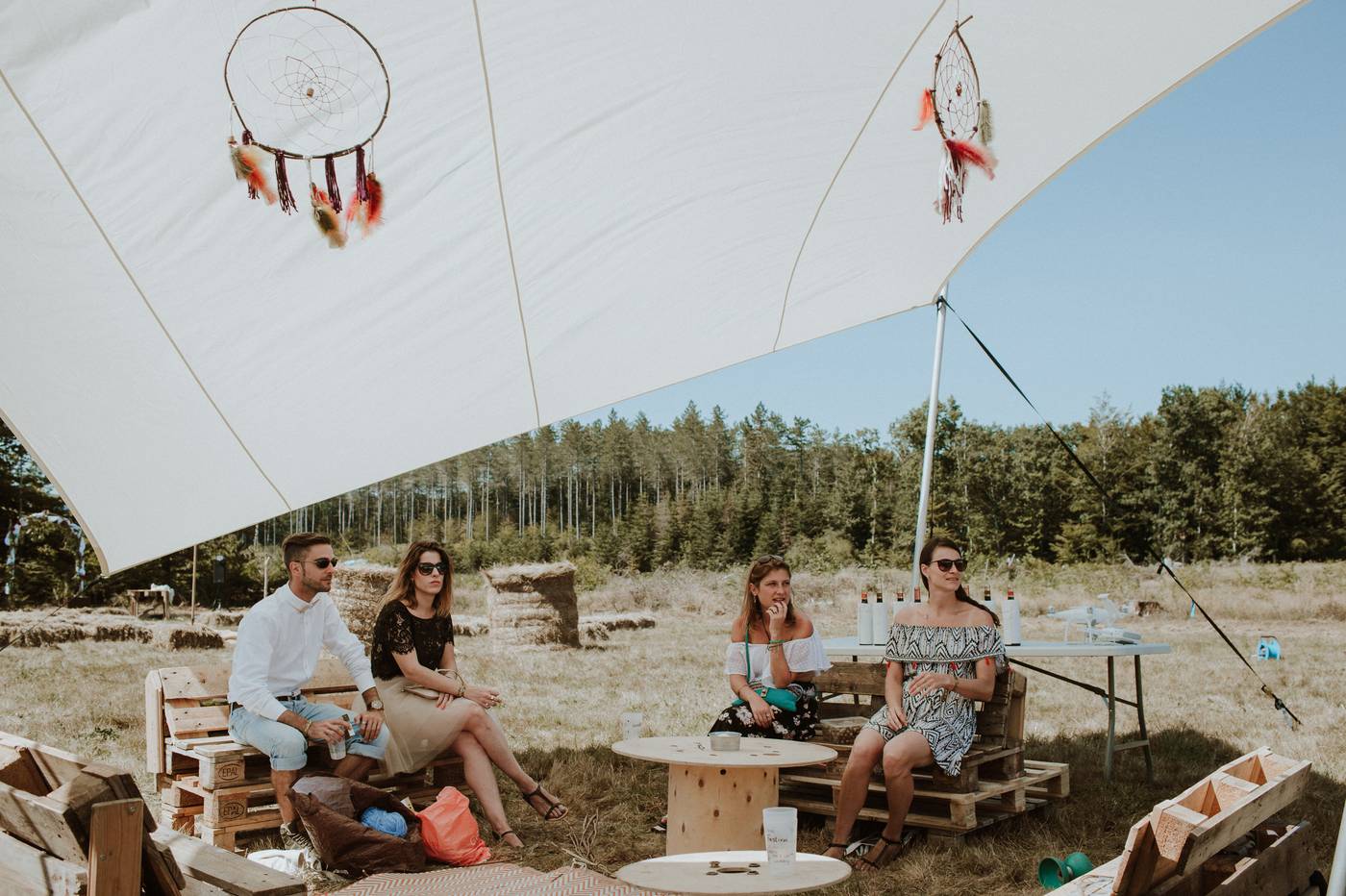 Mariage champêtre nature