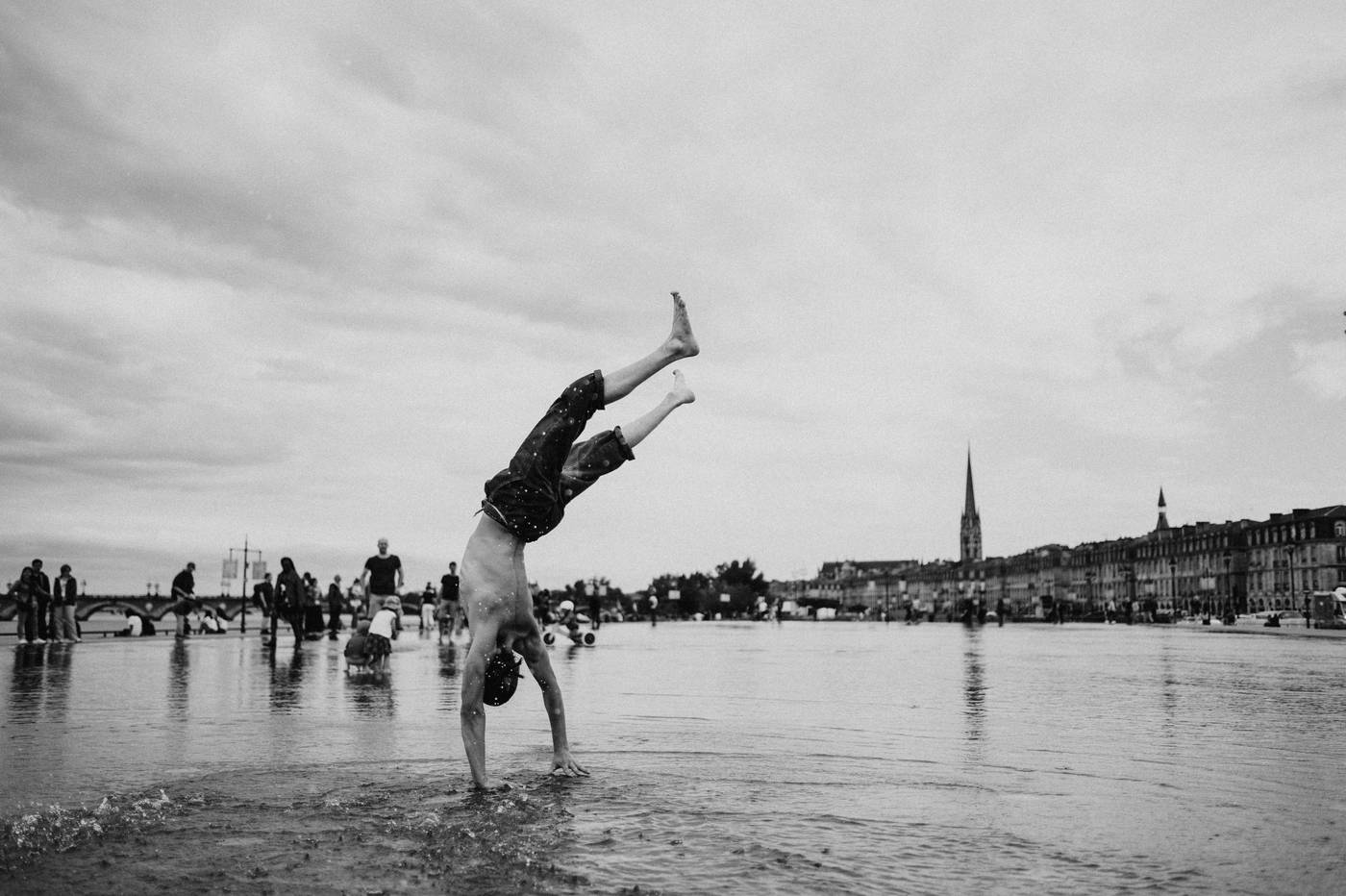 Bordeaux, danse sur le miroir d'eau