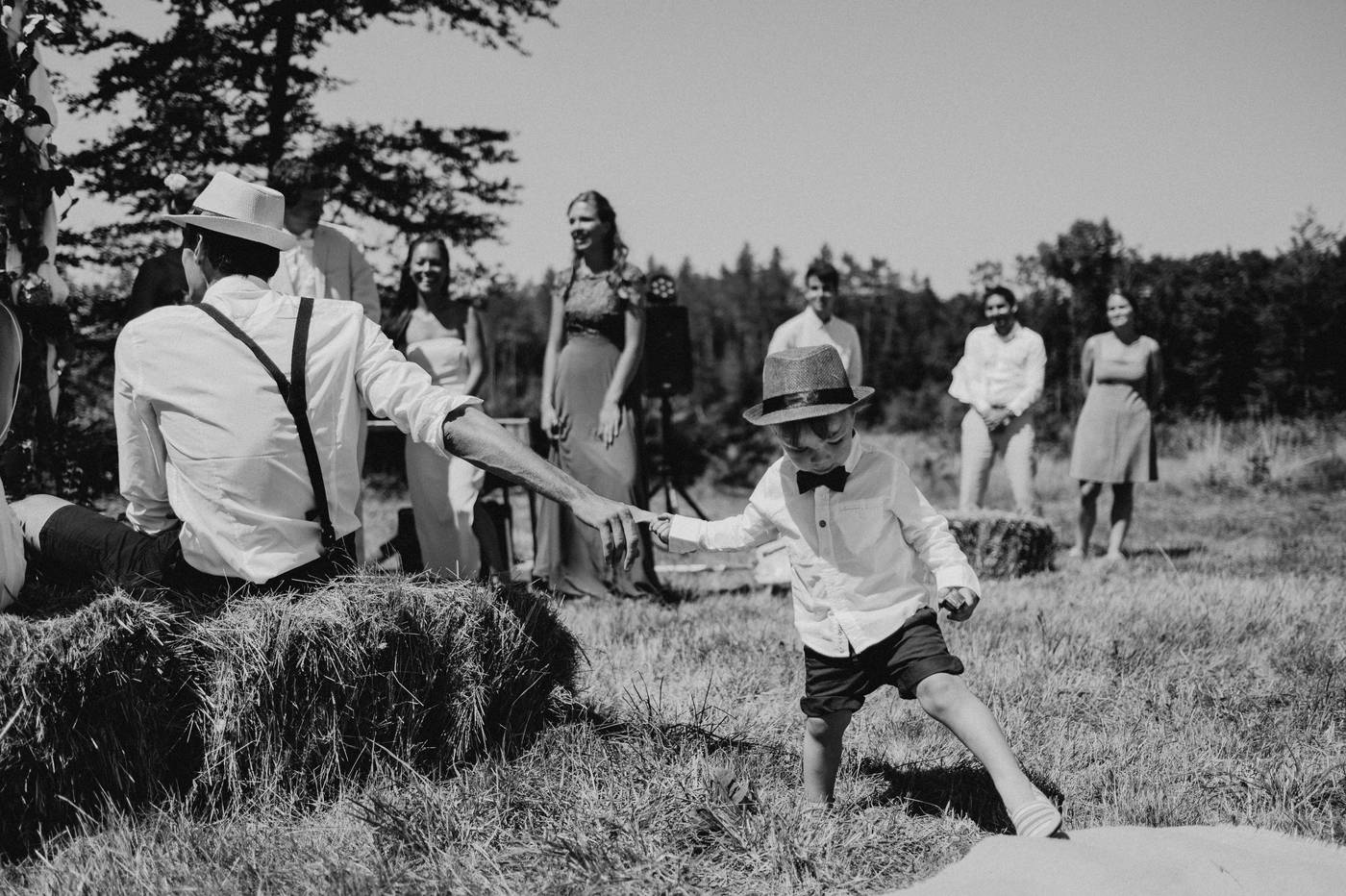 Mariage champêtre nature