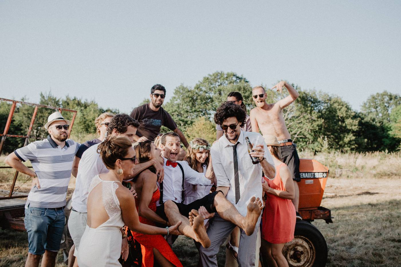 Mariage champêtre nature