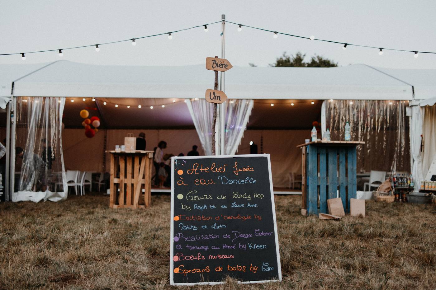 Mariage champêtre nature