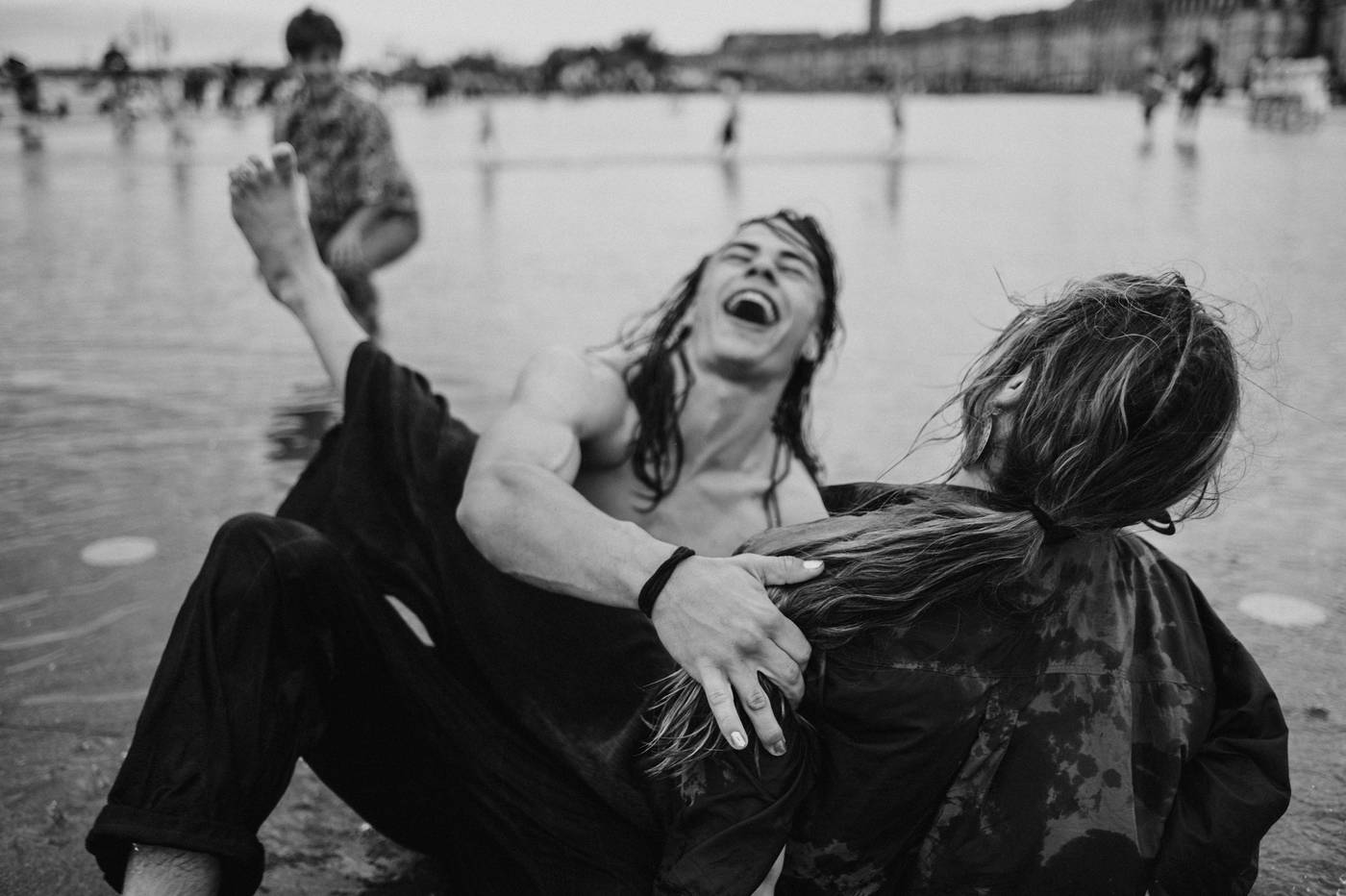 Bordeaux, danse sur le miroir d'eau