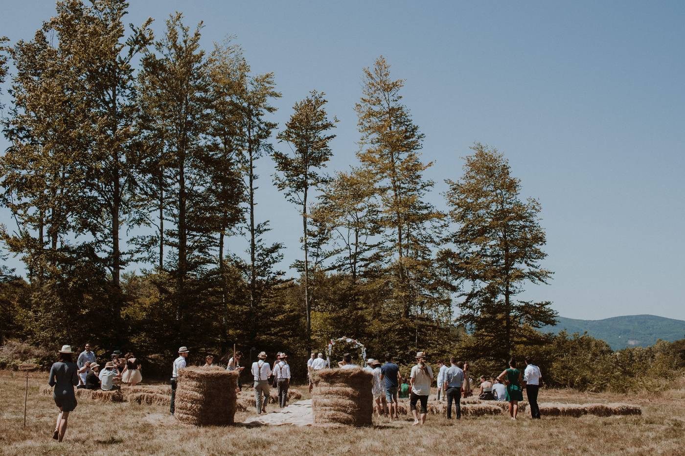 Mariage champêtre nature