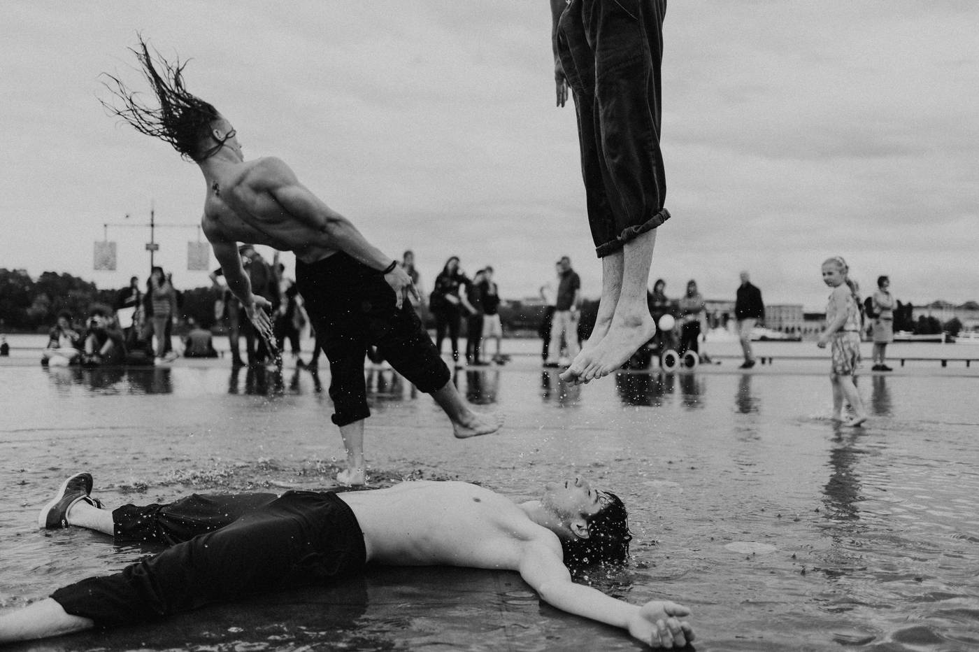 Bordeaux, danse sur le miroir d'eau
